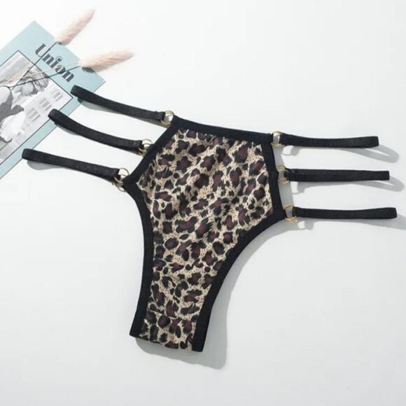 2/$20 Brand New Sexy Leopard Pattern Underwear Panties Size: Large - Picture 1 of 7